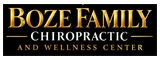 The Boze Family Chiropractic and Wellness Center website scrolling logo